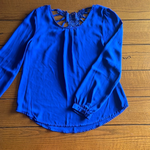 Cobalt Blue Blouse - Picture 1 of 4